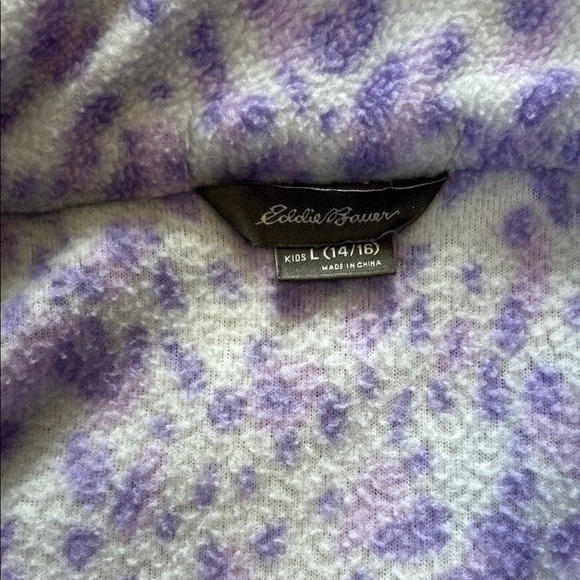 Kids Purple Leopard Print Jacket - Picture 2 of 6